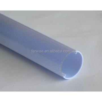 Extrusion de tuyaux en plastique de lentille de PC de coextrusion de T8 LED